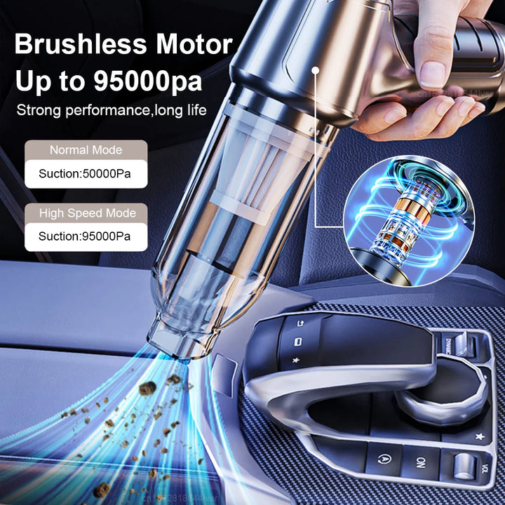 Powerful Cordless Car Vacuum Cleaner