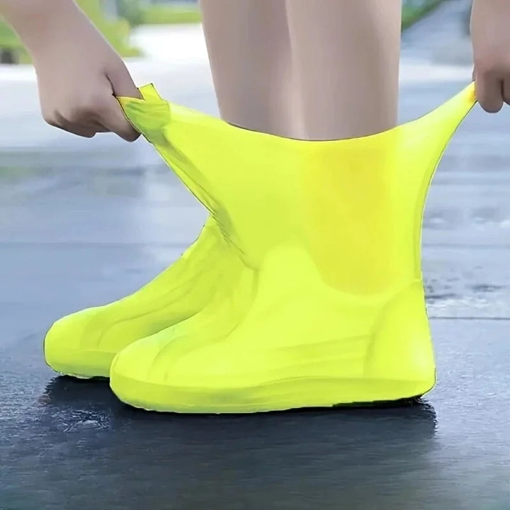 Reusable Non-slip Rain Boots Waterproof Shoes Covers Rubber Rain Boot Covers for Outdoor Use Gear Household Merchandises Home